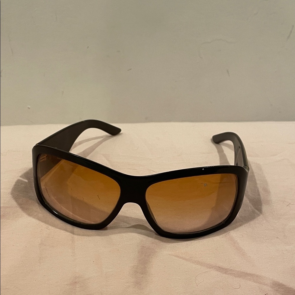 Dior Black Sunglasses with Gold Accents